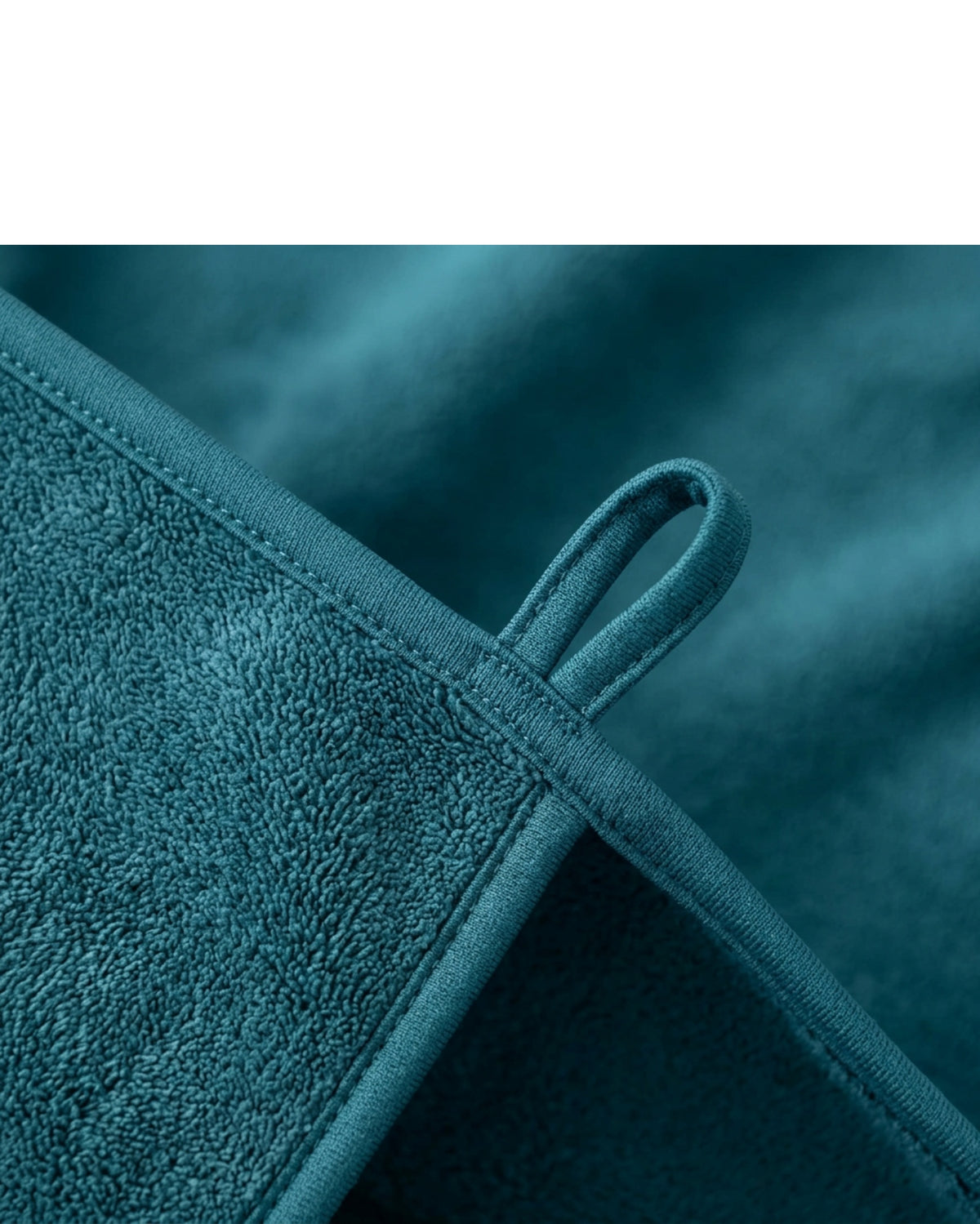 Wvno Microfiber Gym Towel 100 x 40 cm Deep Teal - Detail view