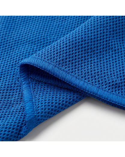 Wvno Honeycomb Cooling Towel 100 x 30 cm Cobalt Blue - Detail view